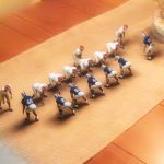 Live CGI tabletop football players