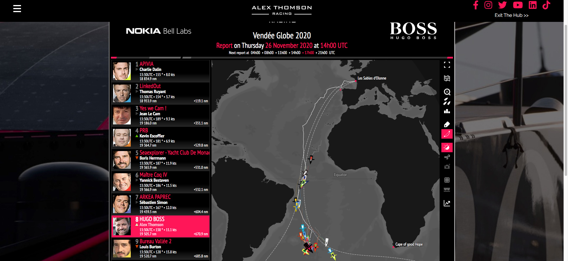 Vendée Globe live stream