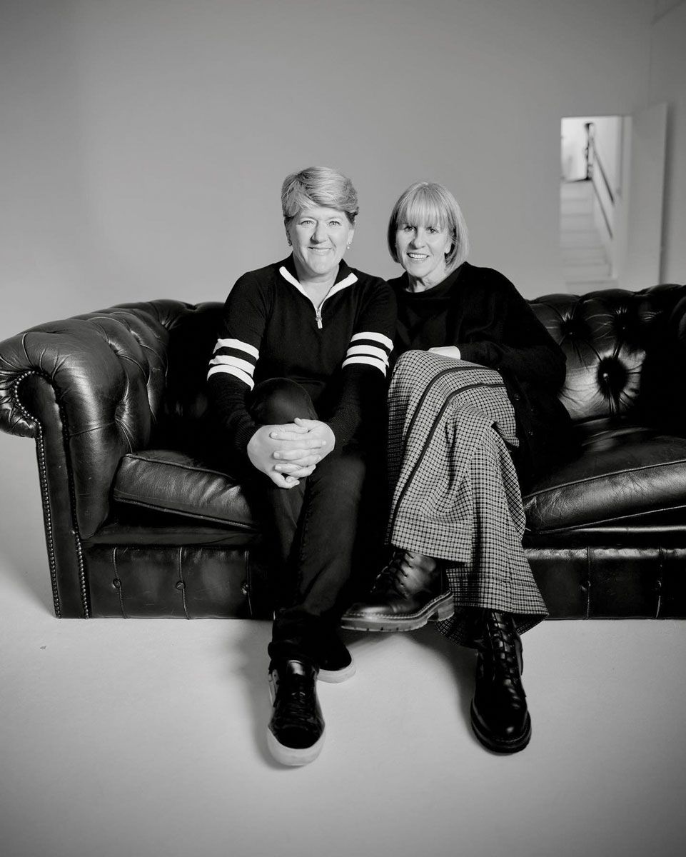 Sue Anstiss with Sue Barker Sue Anstiss