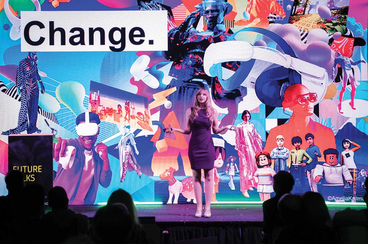 Kallman uses her creative background in theatre to make complex, technological concepts accessible to all Kallman uses her creative background in theatre to make complex, technological concepts accessible to all