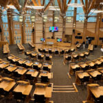 A conference room in a parliament building