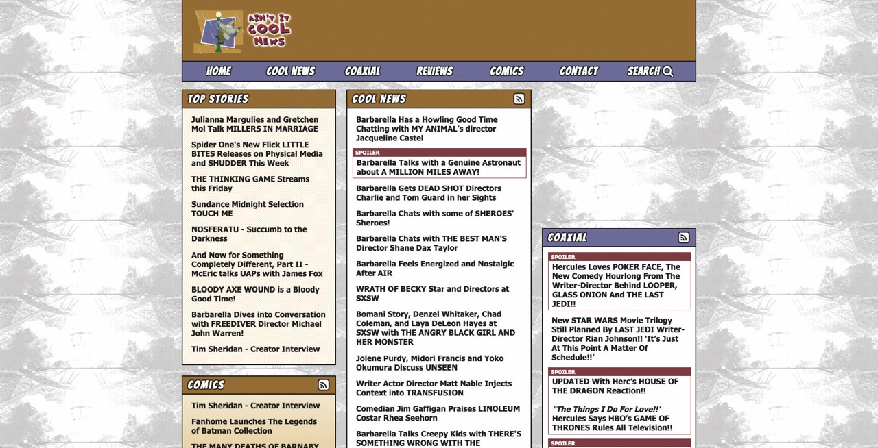 A screenshot showing a social media page